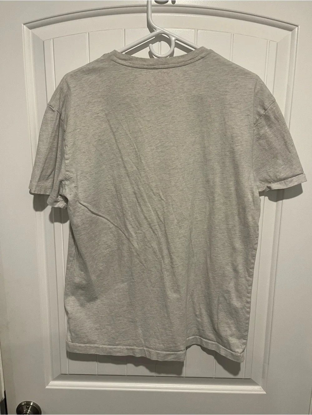 Polo by Ralph Lauren Light Gray V‑Neck Tee with Navy Pony